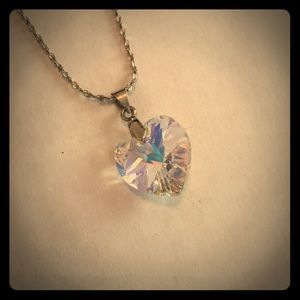 Austrian Crystal Heart Necklace